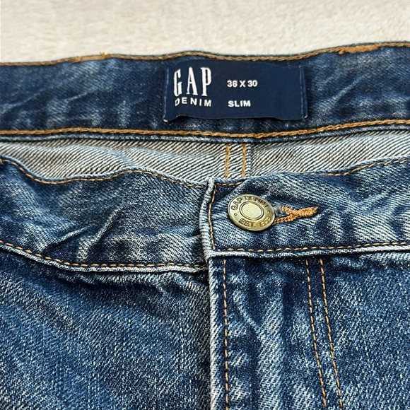 👖Gap Distressed Slim fit 36x30 - Picture 4 of 9